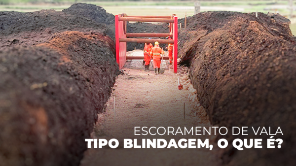 Escoramento De Vala Tipo Blindagem O Que Escoramento De Vala